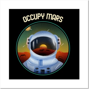 Occupy Mars - Mars Space Posters and Art